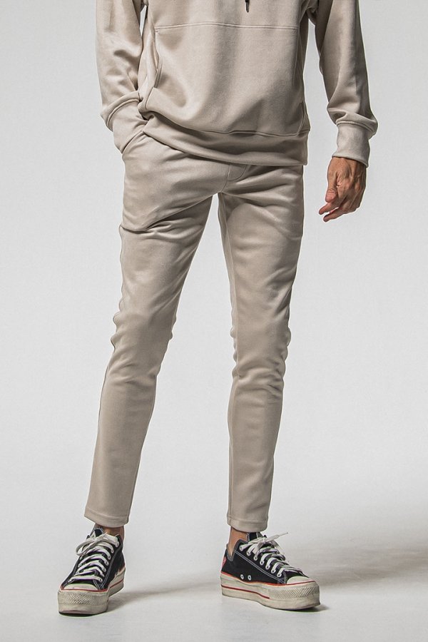 画像1: RESOUND CLOTHING リサウンドクロージング CHRIS EASY suede TUCK PANTS{-BFS} (1)