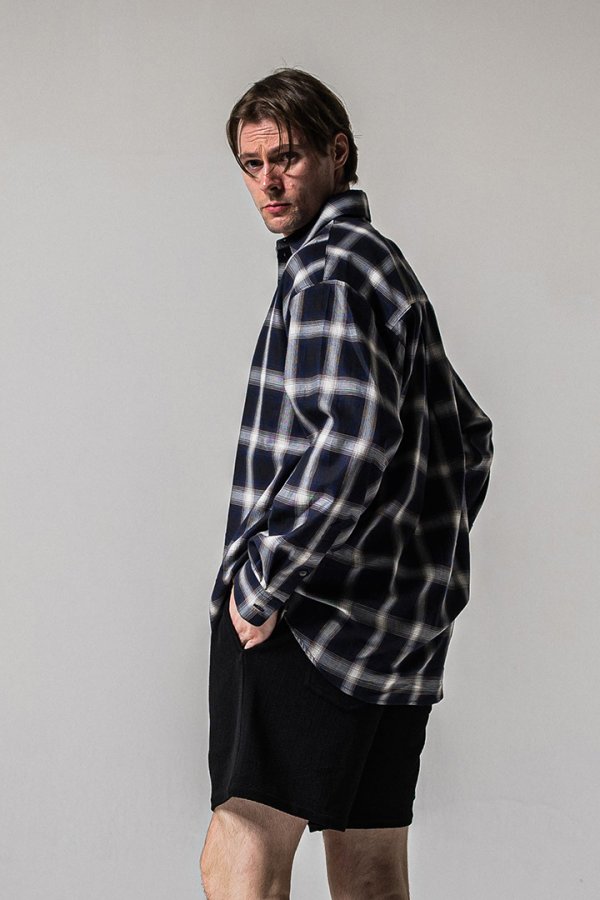 画像2: RESOUND CLOTHING リサウンドクロージング pull jack shirts{-BFS} (2)