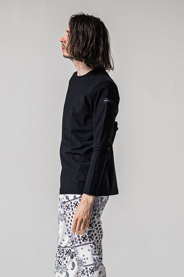 画像2: RESOUND CLOTHING リサウンドクロージング nylon longsleave Tee{RC39-T-006/RC37-T-001-BFS} (2)