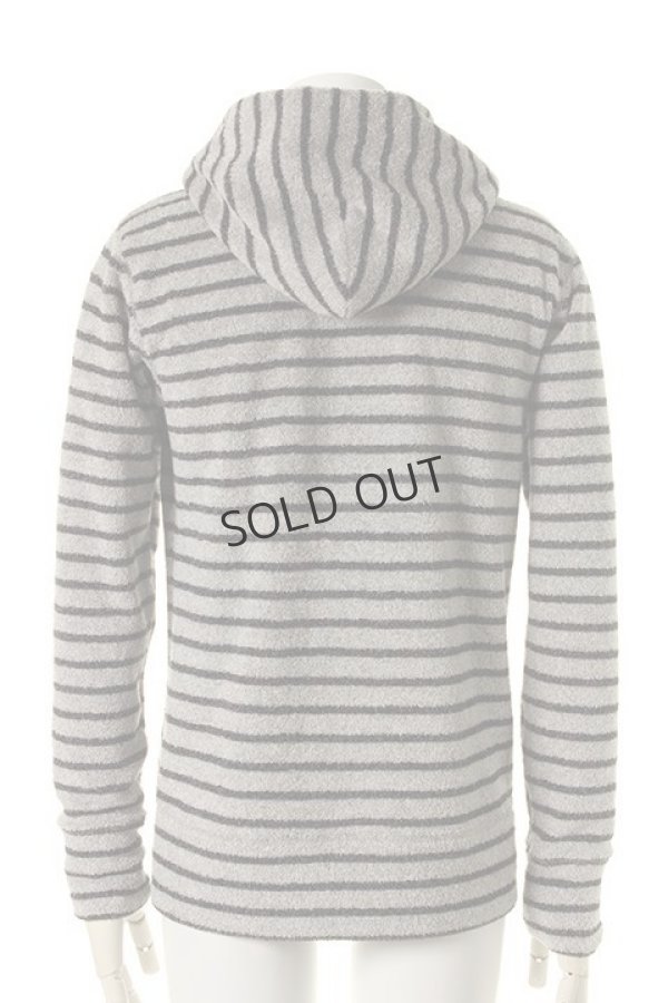 画像2: {SOLD}RESOUND CLOTHING リサウンドクロージング EX pile border zipup parka{-AGS} (2)