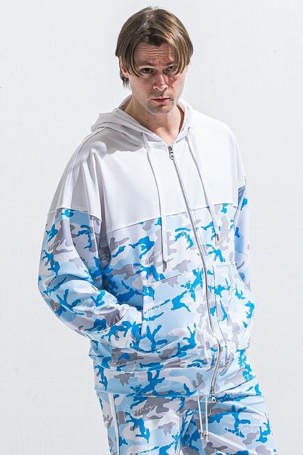 画像1: RESOUND CLOTHING リサウンドクロージング RUSH OVER ZIPUP HOODIE{-BFS} (1)