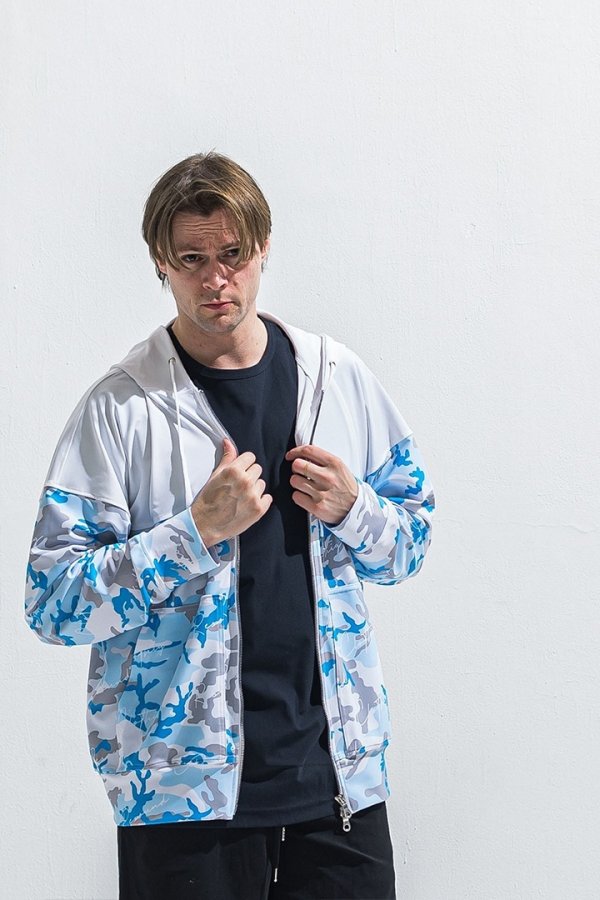 画像2: RESOUND CLOTHING リサウンドクロージング RUSH OVER ZIPUP HOODIE{-BFS} (2)
