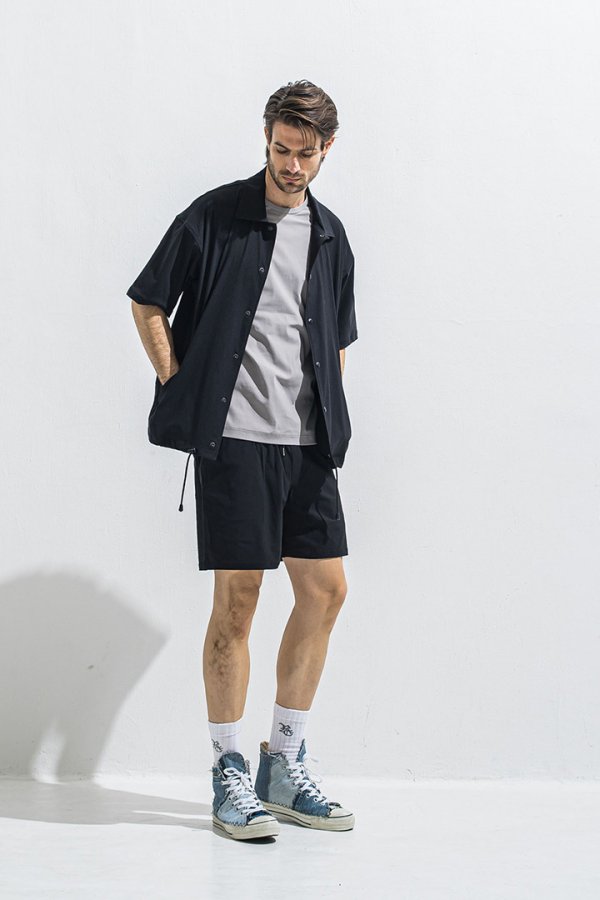 画像8: RESOUND CLOTHING リサウンドクロージング NYLON HALF COACH JACKET{-BFS} (8)