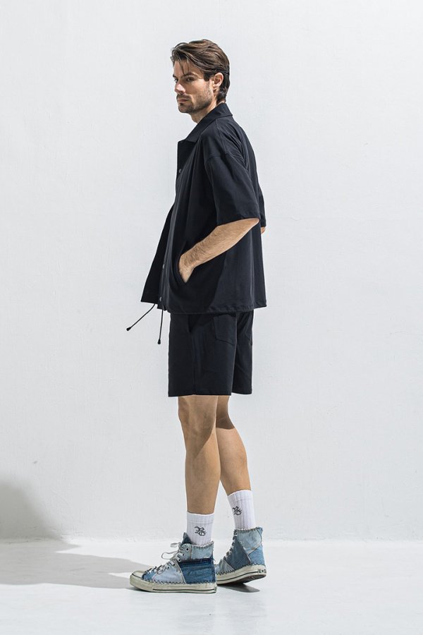 画像9: RESOUND CLOTHING リサウンドクロージング NYLON HALF COACH JACKET{-BFS} (9)