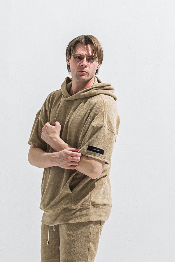 画像8: RESOUND CLOTHING リサウンドクロージング PILE HALF HOODIE{-BFS} (8)