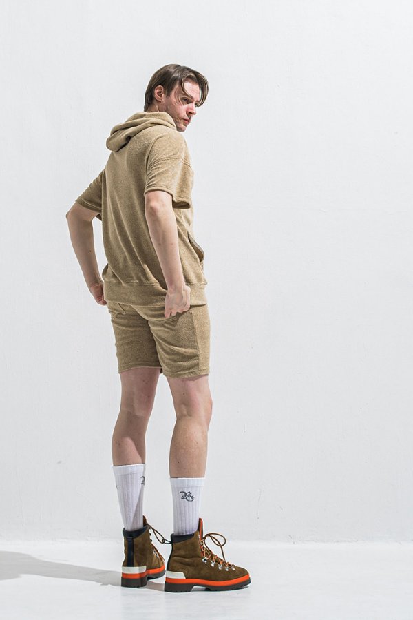 画像10: RESOUND CLOTHING リサウンドクロージング PILE HALF HOODIE{-BFS} (10)