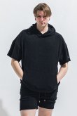 画像1: RESOUND CLOTHING リサウンドクロージング PILE HALF HOODIE{-BFS} (1)