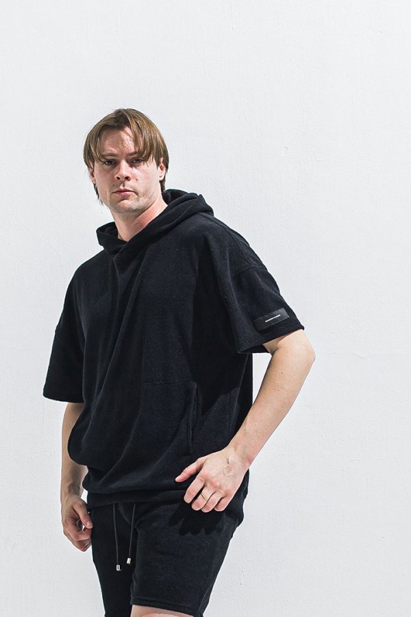 画像4: RESOUND CLOTHING リサウンドクロージング PILE HALF HOODIE{-BFS} (4)