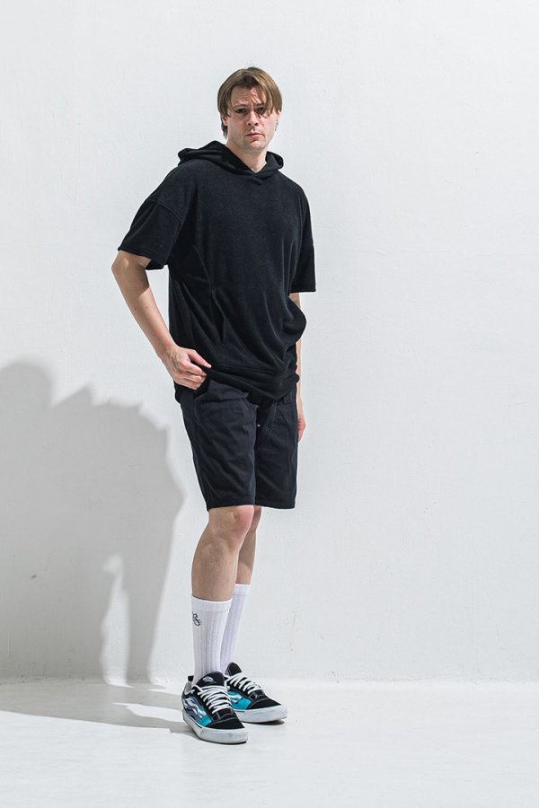 画像7: RESOUND CLOTHING リサウンドクロージング PILE HALF HOODIE{-BFS} (7)
