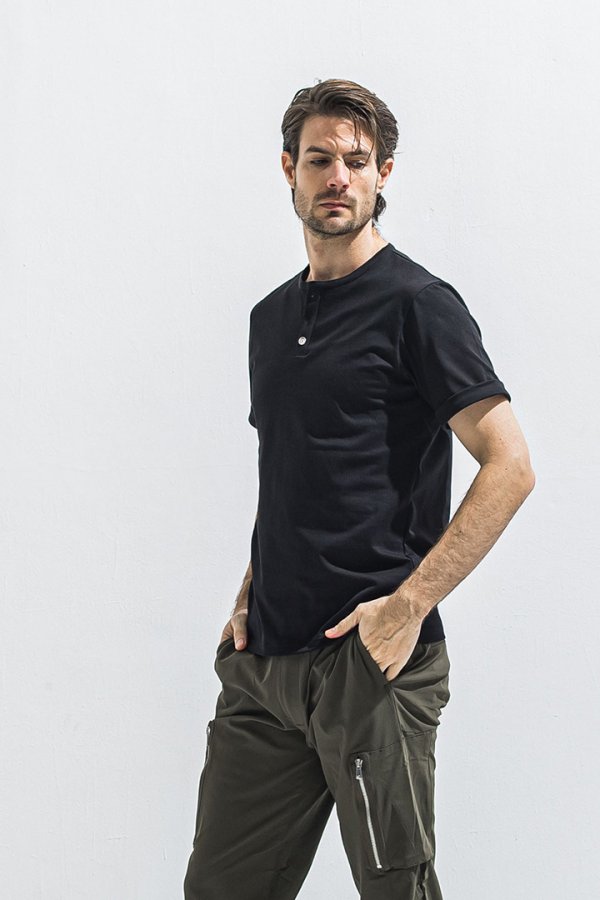 画像3: RESOUND CLOTHING リサウンドクロージング ROLLUP HENRY T{-BFS} (3)