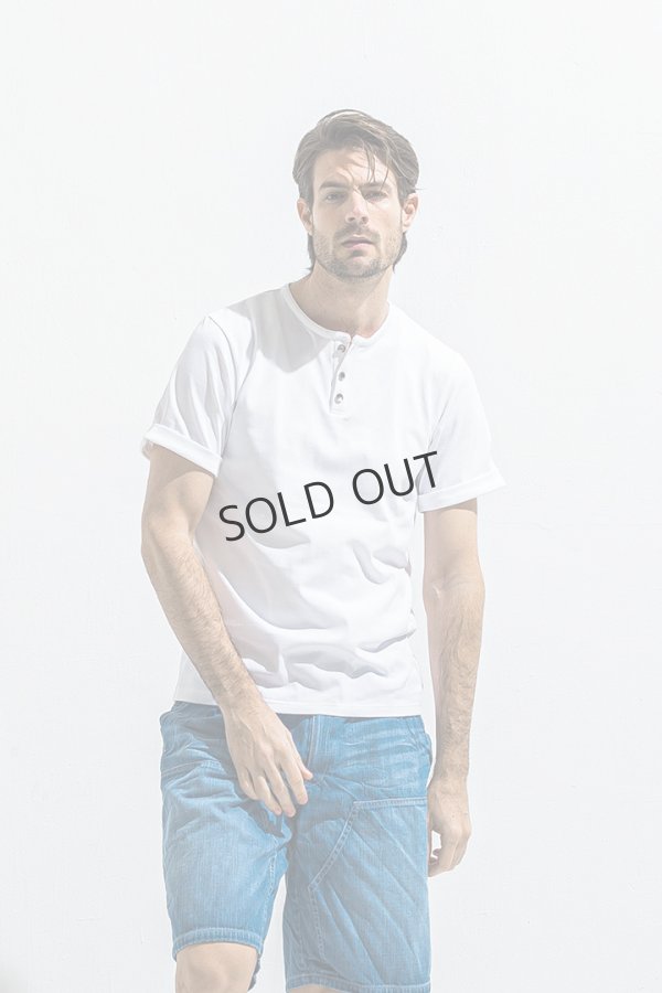 画像2: {SOLD}RESOUND CLOTHING リサウンドクロージング ROLLUP HENRY T{-BFS} (2)