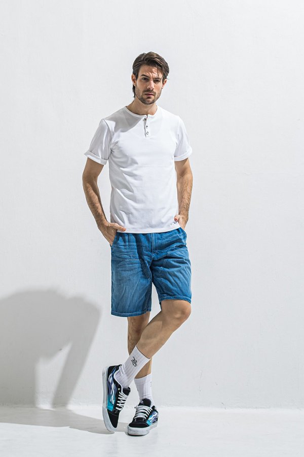 画像6: RESOUND CLOTHING リサウンドクロージング ROLLUP HENRY T{-BFS} (6)