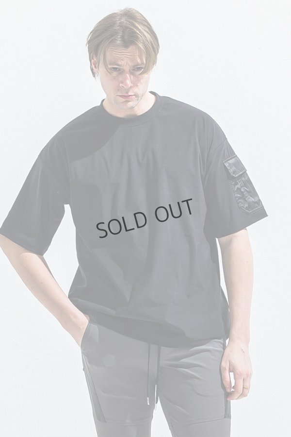 画像1: {SOLD}RESOUND CLOTHING リサウンドクロージング militaryPocket nylon OVER TEE{-BFS} (1)