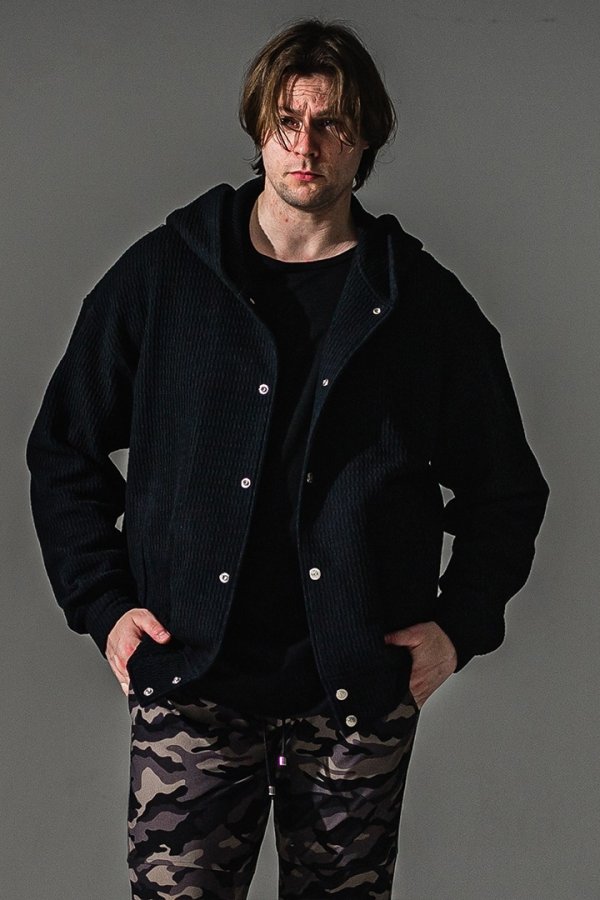 画像1: RESOUND CLOTHING リサウンドクロージング KNT Varsity hoodie{-BFA} (1)