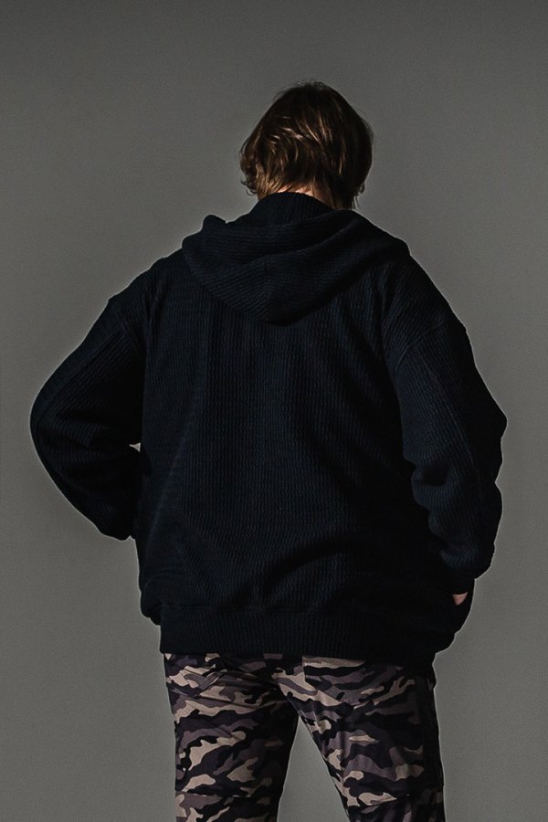 画像3: RESOUND CLOTHING リサウンドクロージング KNT Varsity hoodie{-BFA} (3)