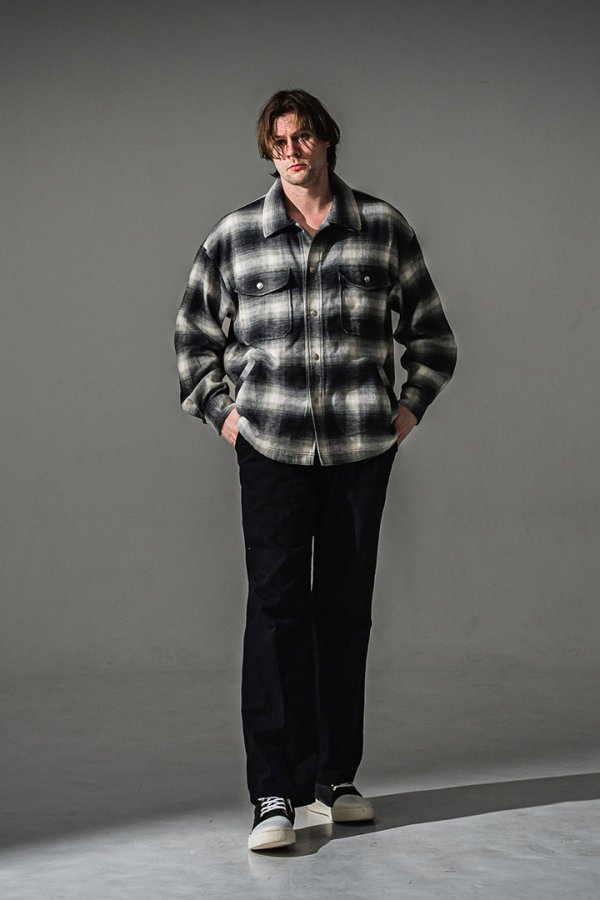 画像7: RESOUND CLOTHING リサウンドクロージング flannel check JK{-BFA} (7)