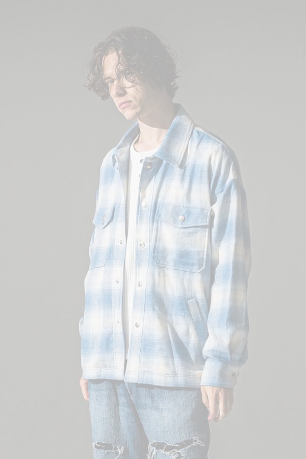 画像2: RESOUND CLOTHING リサウンドクロージング flannel check JK{-BFA} (2)