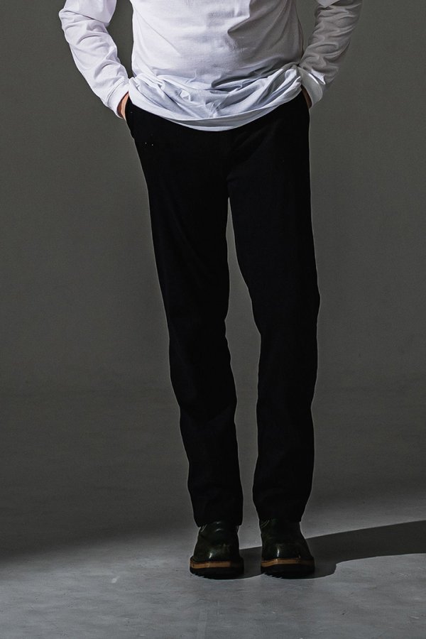 画像1: RESOUND CLOTHING リサウンドクロージング DENIM JERSEY WIDE PT{-BFS} (1)