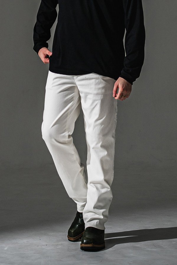 画像1: RESOUND CLOTHING リサウンドクロージング DENIM JERSEY WIDE PT{-BFS} (1)