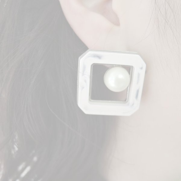 画像3:  {SOLD} ADER.bijoux アデルビジュー RETRO pearl pierce{-AHA} (3)