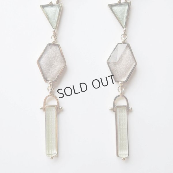 画像2: {SOLD}ADER.bijoux アデルビジュー VITRAIL long pierce(gold){-AIS} (2)