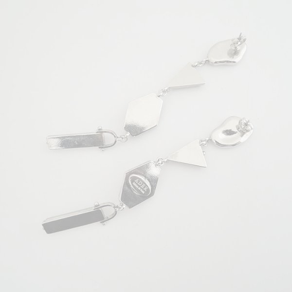 画像3:  {SOLD} ADER.bijoux アデルビジュー VITRAIL long pierce(silver){-AIS} (3)
