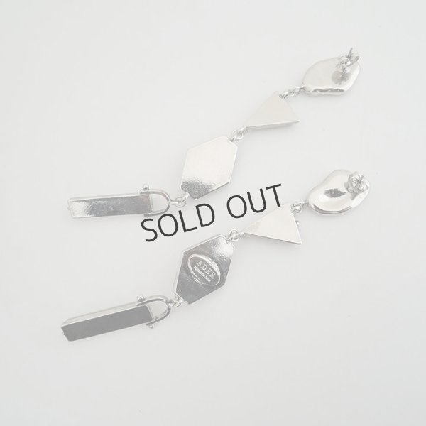 画像3: {SOLD}ADER.bijoux アデルビジュー VITRAIL long pierce(silver){-AIS} (3)
