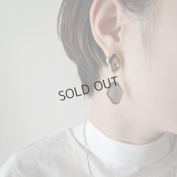 画像2: {SOLD}ADER.bijoux アデルビジュー VITRAIL diamond pierce(gold){-AIS} (2)