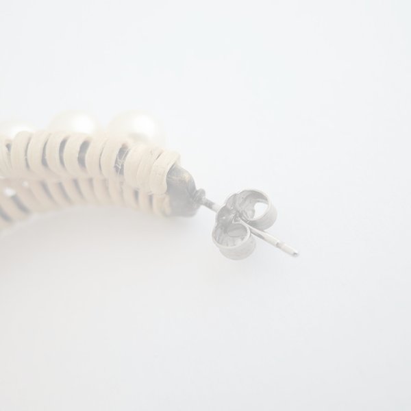 画像3:  {SOLD} ADER.bijoux アデルビジュー RATTAN peal pierce{-AIS} (3)