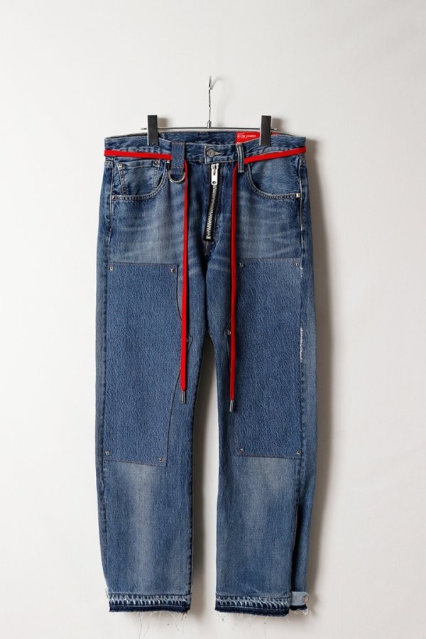 画像1: MAISON CASANOVA メゾンカサノバ Re:501 Double Knee Pants{-BFA}{E-} (1)
