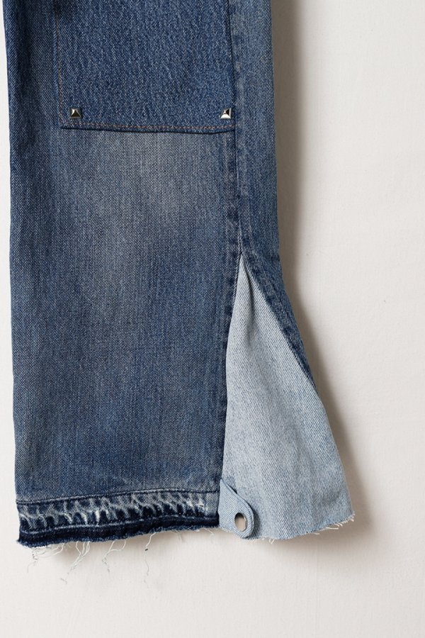 画像6: MAISON CASANOVA メゾンカサノバ Re:501 Double Knee Pants{-BFA}{E-} (6)