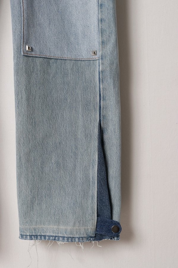 画像11: MAISON CASANOVA メゾンカサノバ Re:501 Double Knee Pants{-BFA}{E-} (11)