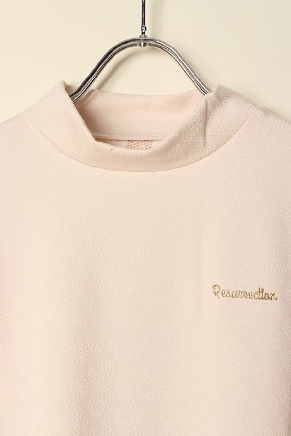画像3: 【 40%OFF セール24,200円→14,520円】 レザレクション|Resurrection メンズ GMジャガードモックネックL/S{-BCA} (3)