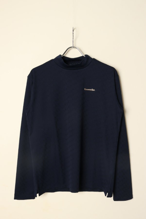 画像2: 【 40%OFF セール24,200円→14,520円】 レザレクション|Resurrection メンズ GMジャガードモックネックL/S{-BCA} (2)