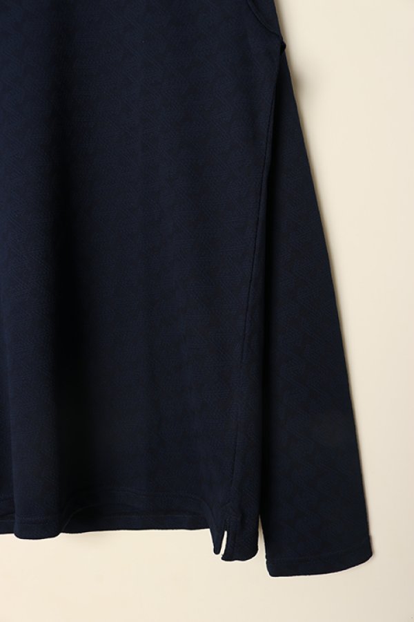 画像4: 【 40%OFF セール24,200円→14,520円】 レザレクション|Resurrection メンズ GMジャガードモックネックL/S{-BCA} (4)