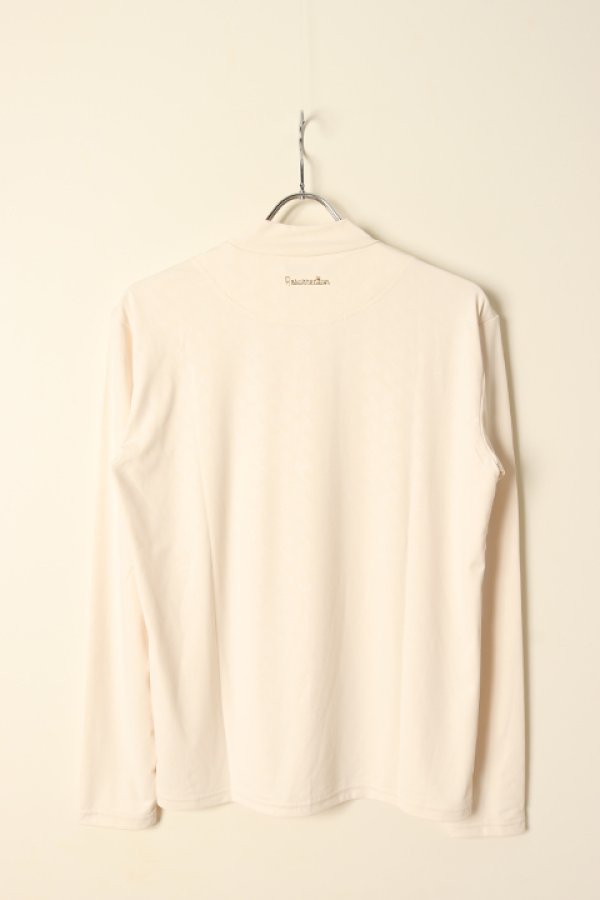 画像6: 【 40%OFF セール24,200円→14,520円】 レザレクション|Resurrection メンズ GMエンボスモックネックL/S{-BCA} (6)