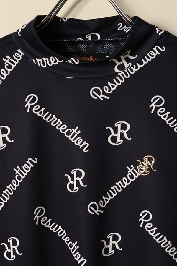 画像3: 【 40%OFF セール24,200円→14,520円】 レザレクション|Resurrection メンズ モノグラムロゴモックネック{-BCA} (3)