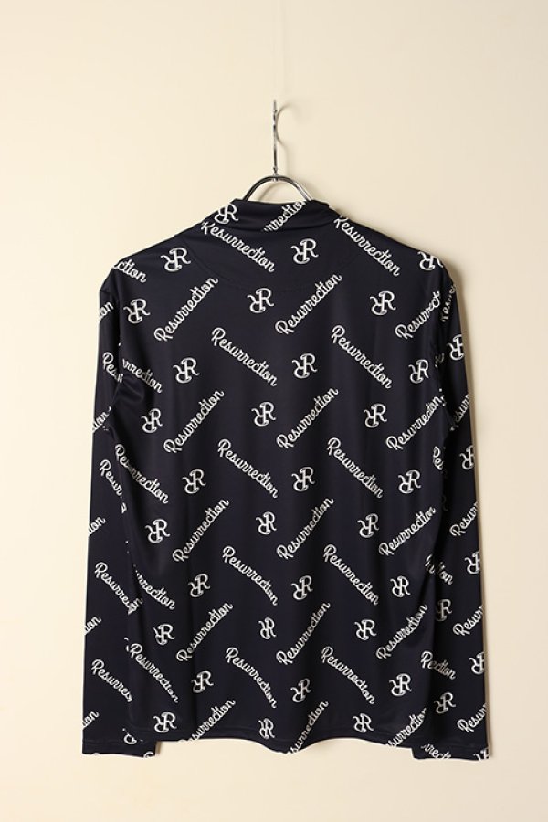 画像6: 【 40%OFF セール24,200円→14,520円】 レザレクション|Resurrection メンズ モノグラムロゴモックネック{-BCA} (6)