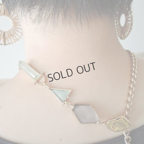 画像5: {SOLD}ADER.bijoux アデルビジュー VITRAIL chain choker(gold){-AIS} (5)