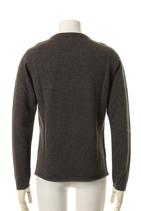 画像2: 【 50%OFF セール324,500円→162,250円】 lucien pellat-finet ルシアン ペラフィネ INTARSIA RIP ROUND NECK{-AGA} (2)