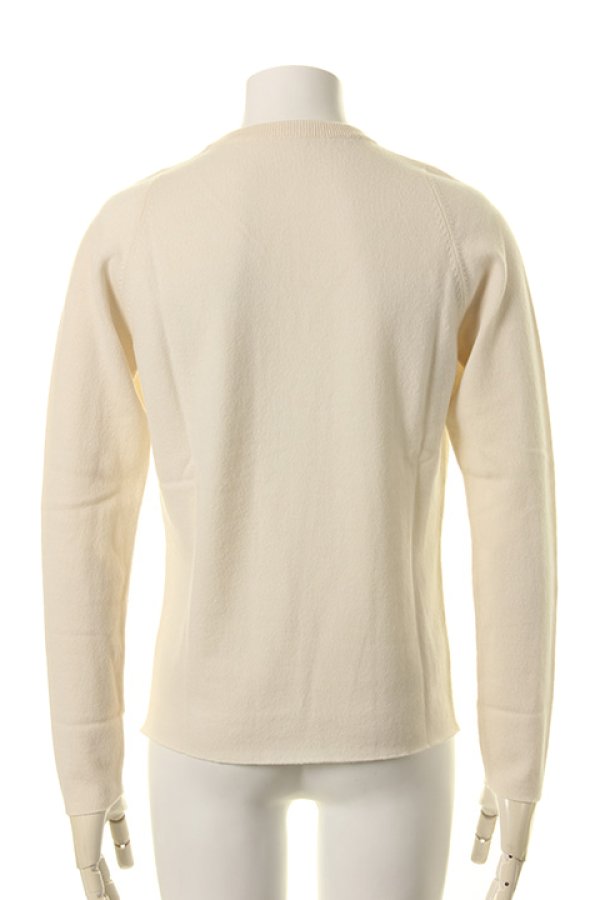 画像2: 【 50%OFF セール383,900円→191,950円】 lucien pellat-finet ルシアン ペラフィネ INTARSIA EXPLOSION SKULL（F）ROUND NECK{-AGA} (2)