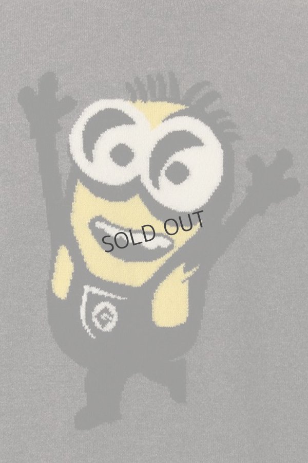 画像4: {SOLD}lucien pellat-finet×Minions ルシアン ペラフィネ×ミニオンズ NTARSIA MINIONS（F）ROUND NECK{-AGA} (4)