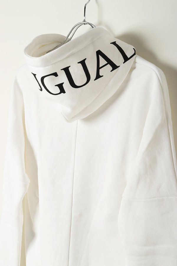 画像6: 1piu1uguale3 ウノピゥウノウグァーレトレ R【10】113 WHITE Sweat Pullover Hoodie{RONE136-LS02-10-BAS} (6)