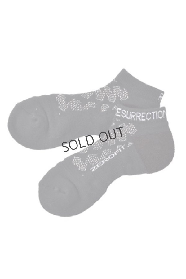 画像1: {SOLD}レザレクション｜Resurrection メンズ GMアンクルソックス{RR2-2SO-S02-1-BLK-BDS} (1)