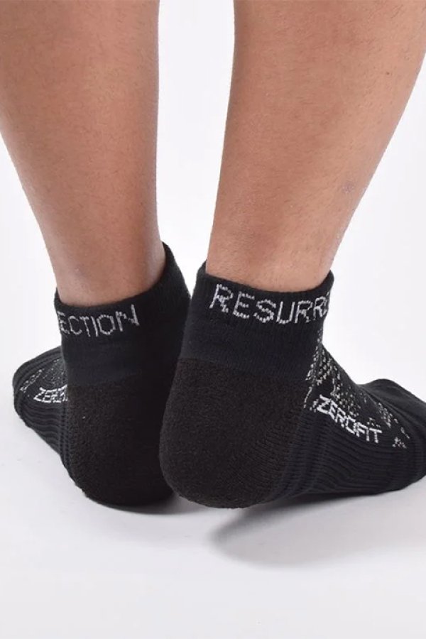 画像7: 【 20%OFF セール3,300円→2,640円】 レザレクション|Resurrection メンズ GMアンクルソックス{RR2-2SO-S02-1-BLK-BDS} (7)