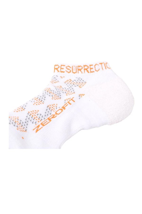 画像2: 【 20%OFF セール3,300円→2,640円】 レザレクション|Resurrection メンズ GMアンクルソックス{RR2-2SO-S02-1-WHT-BDS} (2)