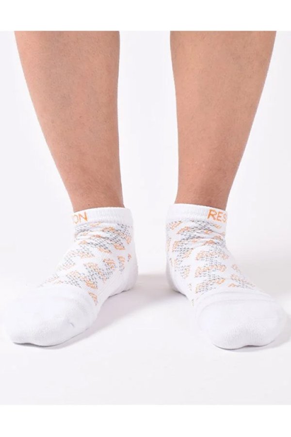 画像5: 【 20%OFF セール3,300円→2,640円】 レザレクション|Resurrection メンズ GMアンクルソックス{RR2-2SO-S02-1-WHT-BDS} (5)