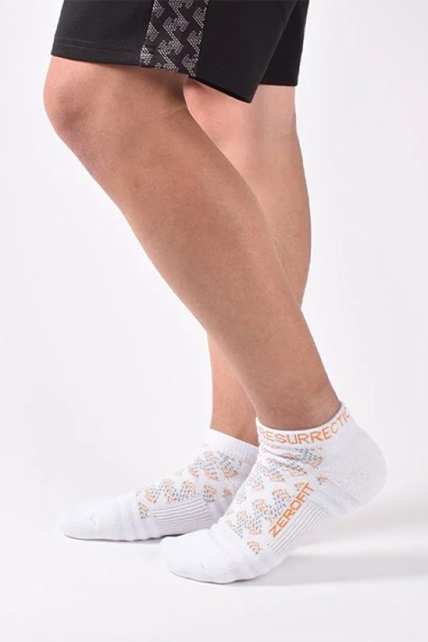 画像6: 【 20%OFF セール3,300円→2,640円】 レザレクション|Resurrection メンズ GMアンクルソックス{RR2-2SO-S02-1-WHT-BDS} (6)