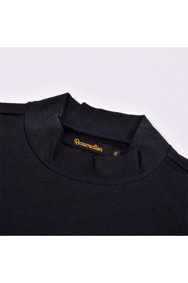 画像3: レザレクション｜Resurrection メンズ GMジャガードモックネック{-BFS} (3)