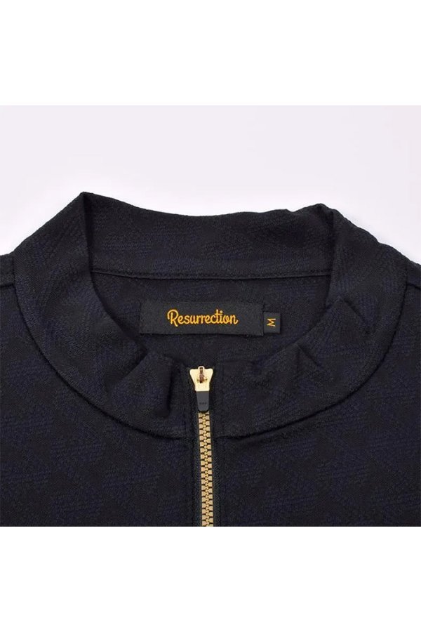 画像3: レザレクション｜Resurrection メンズ GMジャガードハーフジップシャツ{-BFS} (3)